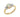 A modern, 18ct yellow gold, opal & diamond set three stone ring