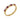 A modern, 18ct yellow gold, ruby & diamond set half eternity ring