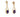 A pair of modern, 9ct yellow gold, amethyst set drop earrings