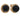 A pair of modern, 9ct yellow gold, black onyx set stud earrings.