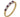 A modern, 18ct yellow gold, ruby & diamond set, seven stone half eternity ring