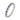 A modern, 18ct white gold, sapphire & diamond set half eternity ring