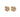 A pair of modern, 9ct yellow gold, diamond set cluster stud earrings