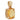 A modern, 9ct yellow gold, citrine set pendant.