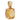 A modern, 9ct yellow gold, citrine set pendant.