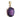 A modern, 9ct yellow gold, amethyst set pendant