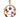 A modern, 9ct yellow gold, ruby set pendant.