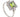 A modern, platinum, peridot & diamond set, square, Art Deco style cluster ring