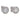 A pair of modern, 18ct white gold, diamond set cluster stud earrings.