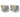 A pair of modern, 9ct yellow gold, aquamarine set stud earrings