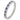 A modern, 18ct white gold, sapphire & diamond set, fifteen stone half eternity ring.