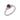 An 18ct white gold, ruby & diamond set, three stone ring