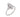 A mid-20th century, 18ct white gold, diamond set, 'up finger' style, three stone ring