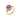 A modern, 18ct yellow gold, pink sapphire & diamond set, circular cluster ring