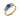 A modern, 18ct yellow gold, sapphire & diamond set three stone ring