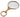 A yellow gold, quizzing glass
