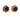 A pair of modern, 9ct yellow gold, amethyst set, coard bordered, stud earrings