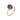 A modern, 9ct yellow gold, amethyst set, single stone ring