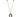 A yellow gold, black onyx & seed pearl set horseshoe necklace.