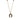 A yellow gold, black onyx & seed pearl set horseshoe necklace.