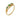 An Edwardian, 18ct yellow gold, demantoid garnet & diamond set, five stone, half hoop ring