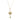 An Edwardian, yellow gold, peridot & seed pearl set pendant & chain
