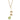 An Edwardian, yellow gold, peridot & pearl set, floral pendant & chain.