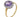 A mid-20th century, amethyst & diamond set cluster ring