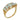 A Victorian, 18ct yellow gold, opal & diamond set, thirteen stone half hoop ring