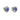 A pair of modern, 18ct white gold, tanzanite & diamond set, halo stud earrings