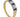 A modern, 18ct yellow & white gold, sapphire & diamond set, five stone half eternity ring.