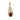 A modern, 9ct yellow gold, garnet set pendant
