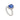 A modern, 18ct white gold, tanzanite & diamond set, oval halo cluster ring