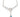 A modern, silver, blue topaz set, Celtic style necklet.