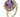 A mid-20th century, 9ct yellow gold, amethyst & pearl set cluster ring.