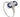 A mid-20th century, platinum, sapphire & diamond set, Art Deco, oval, up finger ring.