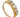 An Edwardian, 18ct yellow gold, pearl & diamond set, five stone, carved half hoop ring.