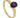 A modern, 18ct yellow gold, amethyst set single stone ring.