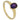A modern, 18ct yellow gold, amethyst set single stone ring.