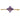 A modern, 9ct yellow gold, amethyst set, nine stone, cluster bar brooch.