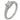 A modern, platinum, diamond set solitaire ring.