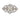 A diamond & pearl set, open work brooch