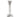 A modern, silver, Corinthian candlestick.