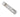 A Victorian, plain glass, double ended scent bottle with silver lids