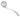 A Victorian, silver sifter spoon.