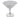 A modern, glass Tazza dish on a silver base