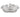 A modern, silver, lace effect bon bon dish.