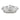 A modern, silver, lace effect bon bon dish