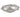 A Victorian, silver, circular, pierced bon bon dish.