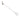 A mid-20th century, silver candle snuffer